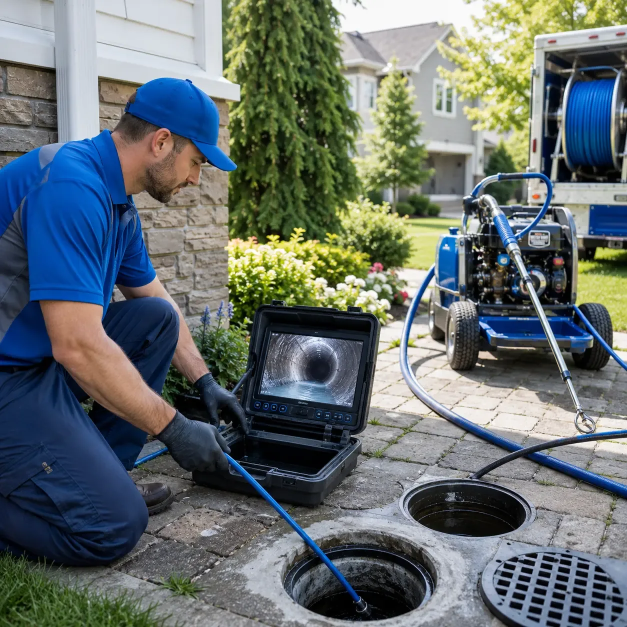 Outdoor drain cleaning professionals serving Nunica, MI