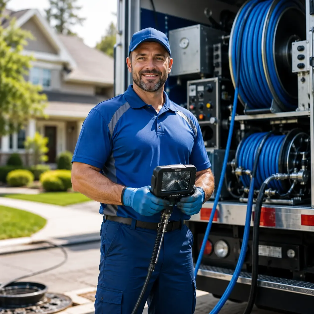Local outdoor drain cleaning specialists in Nunica, MI